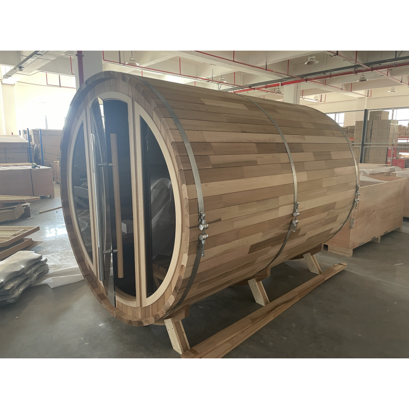 SAUNAONES® Barrel Sauna Serenity Nature Air 9