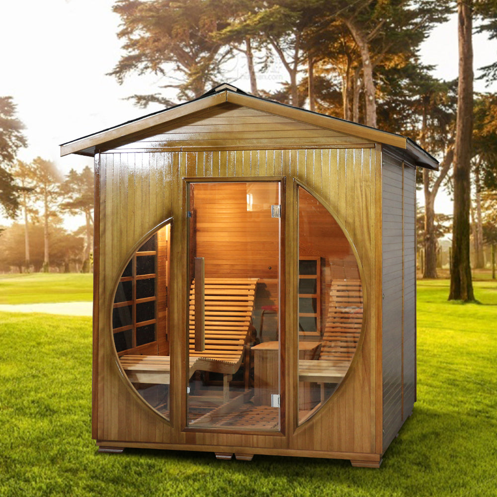 SAUNAONES® Far Infrared Outdoor Harmony Sauna Room