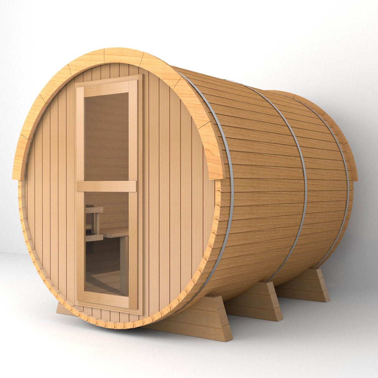 SAUNAONES® Barrel Sauna Serenity Nature Air 4