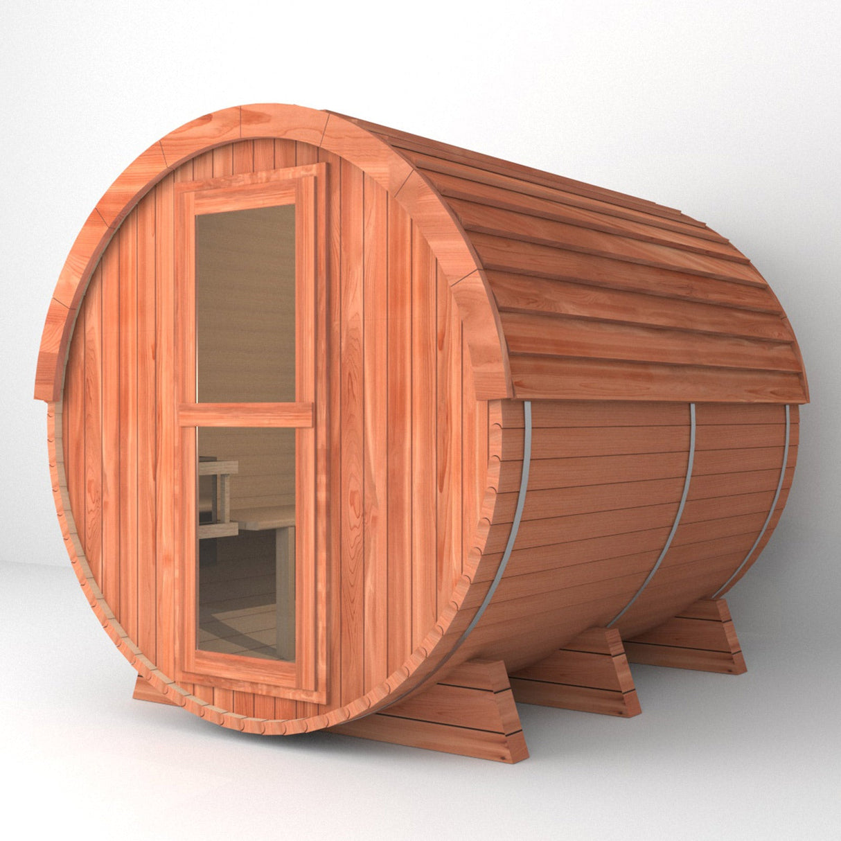 SAUNAONES® Barrel Sauna Serenity Nature Air 4