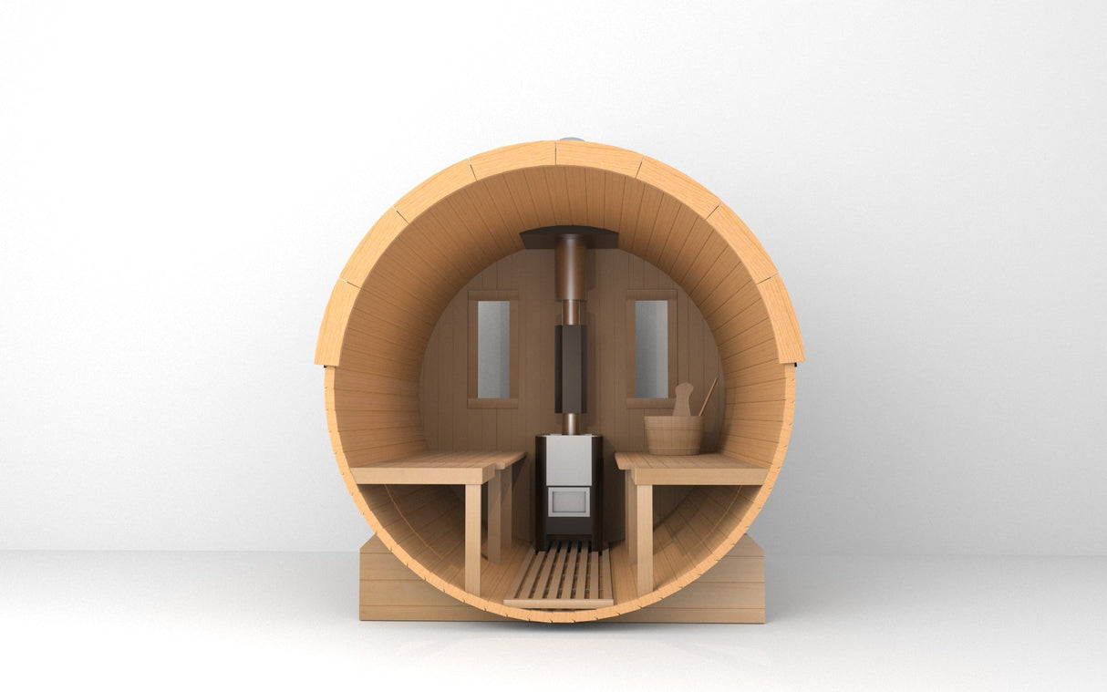 SAUNAONES® Barrel Sauna Serenity Nature Air 1