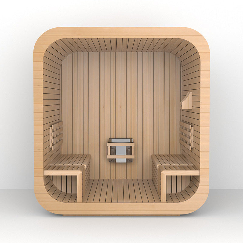 SAUNAONES® Square Sauna Minimalist Refresh 1