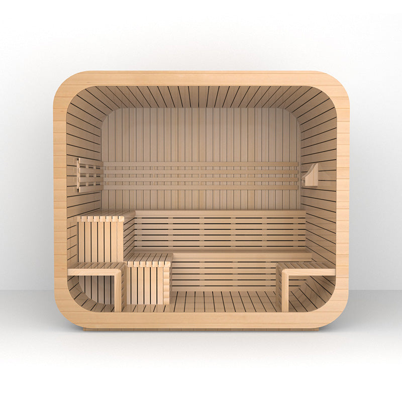 SAUNAONES® Square Sauna Minimalist Refresh 1