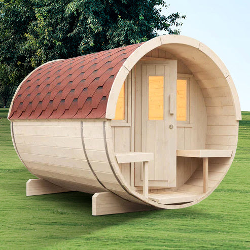 SAUNAONES® Barrel Sauna Serenity Nature Air 1