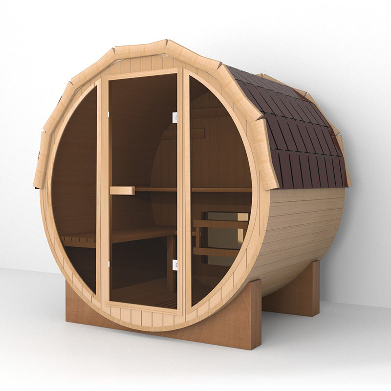 SAUNAONES® Barrel Sauna Serenity Nature Air 3