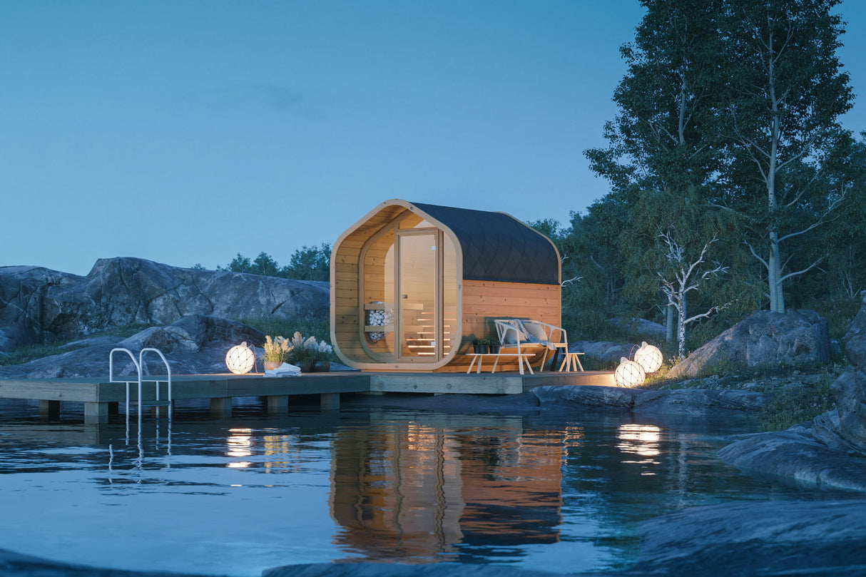 SAUNAONES® Barrel Sauna Serenity Nature Air 8