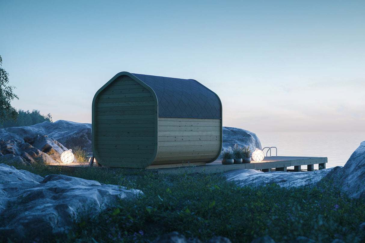 SAUNAONES® Barrel Sauna Serenity Nature Air 8