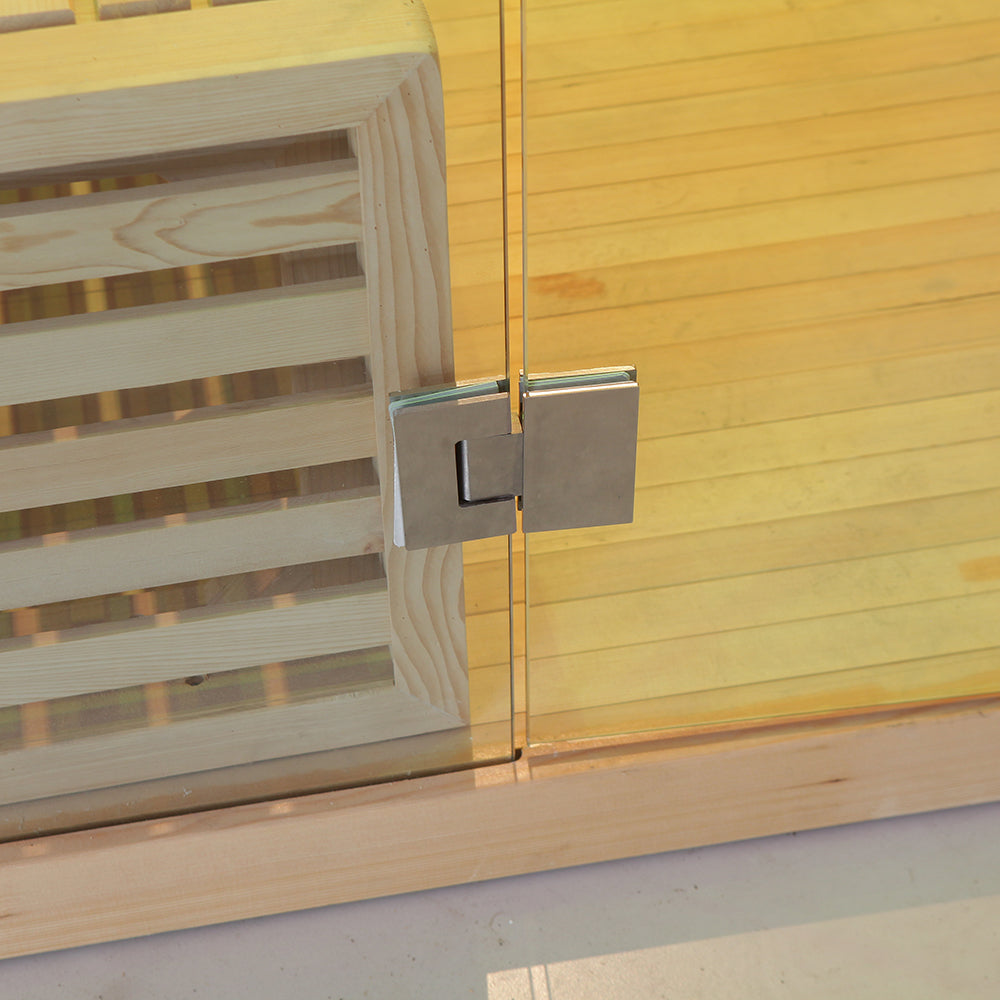 SAUNAONES® Include Therapy Wood Traditional Steam Sauna Modern Relax 7