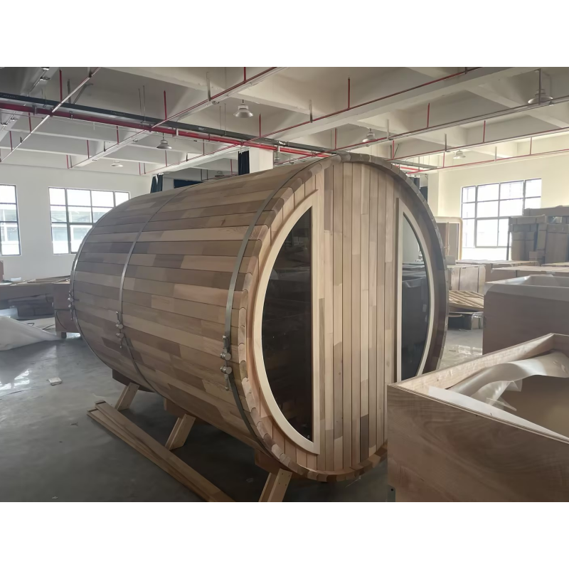 SAUNAONES® Barrel Sauna Serenity Nature Air 9