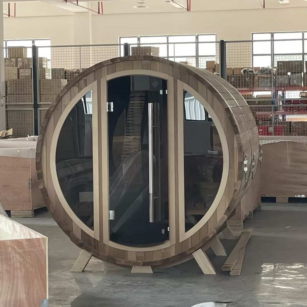 SAUNAONES® Barrel Sauna Serenity Nature Air 9