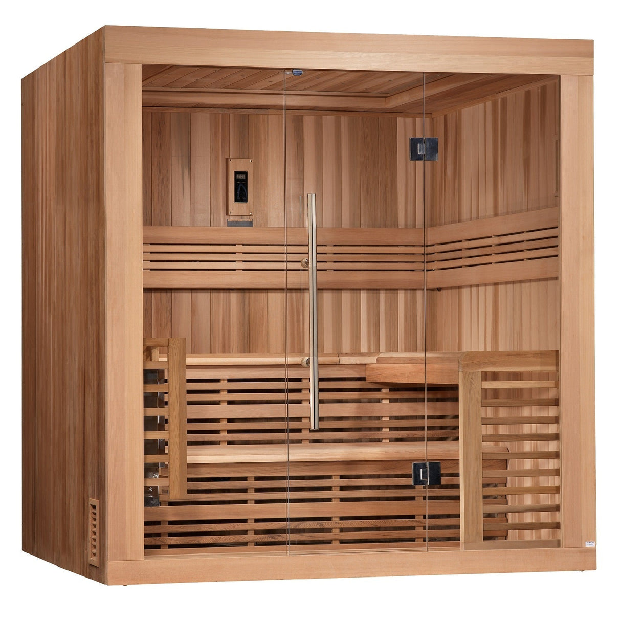SAUNAONES® 6 PERSON TRADITIONAL STEAM SAUNA MODERN RELAX 3