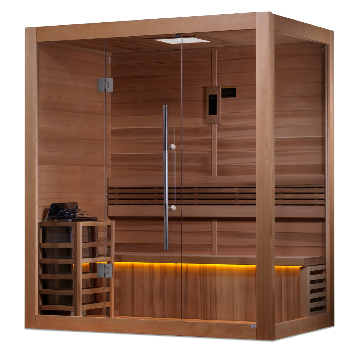 SAUNAONES® 3 Person Traditional Steam Sauna Modern Relax 5