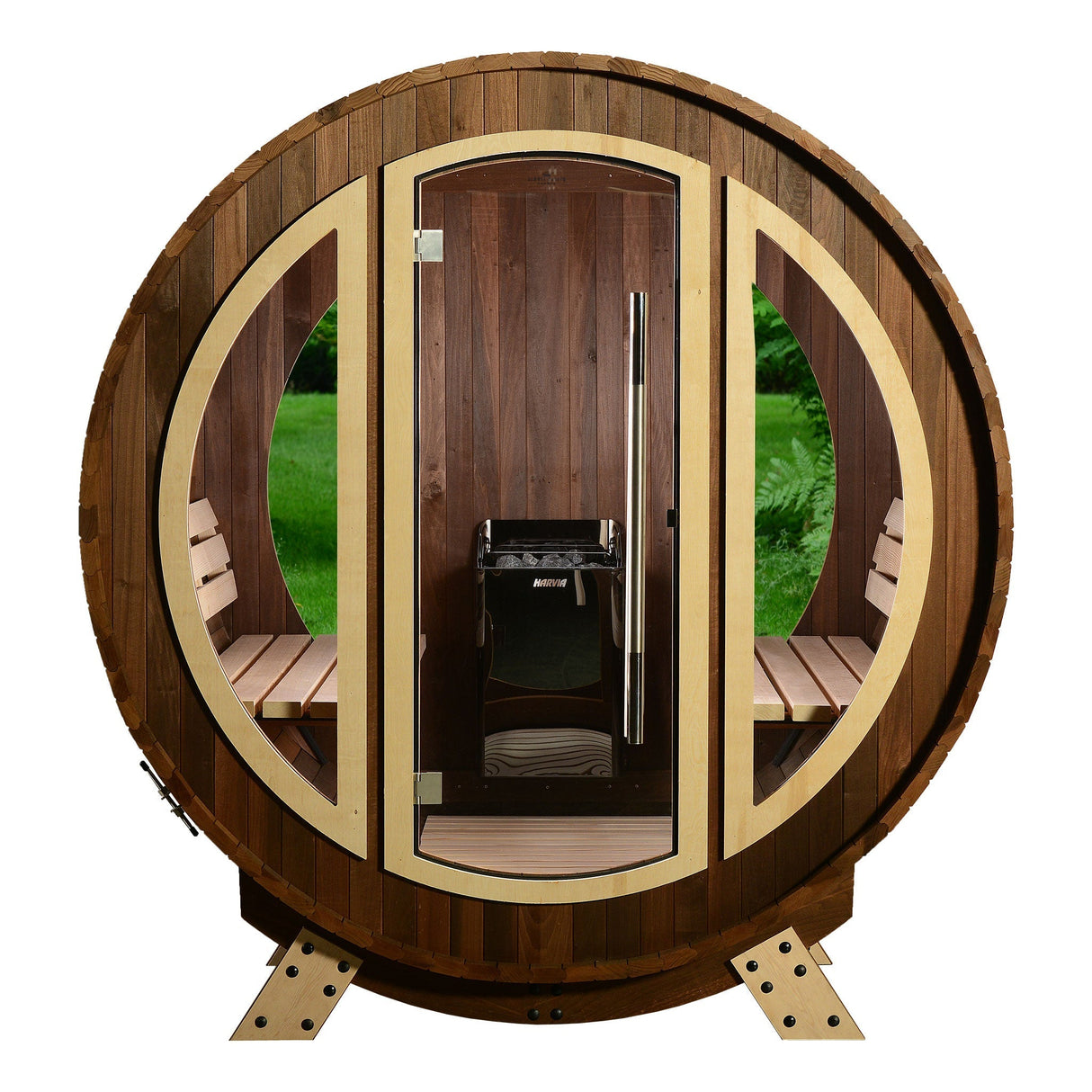 SAUNAONES® Barrel Sauna Serenity Nature Air 9