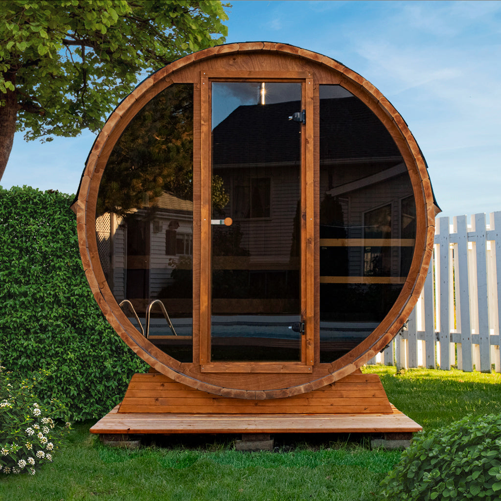 SAUNAONES® Barrel Sauna Serenity Nature Air 3