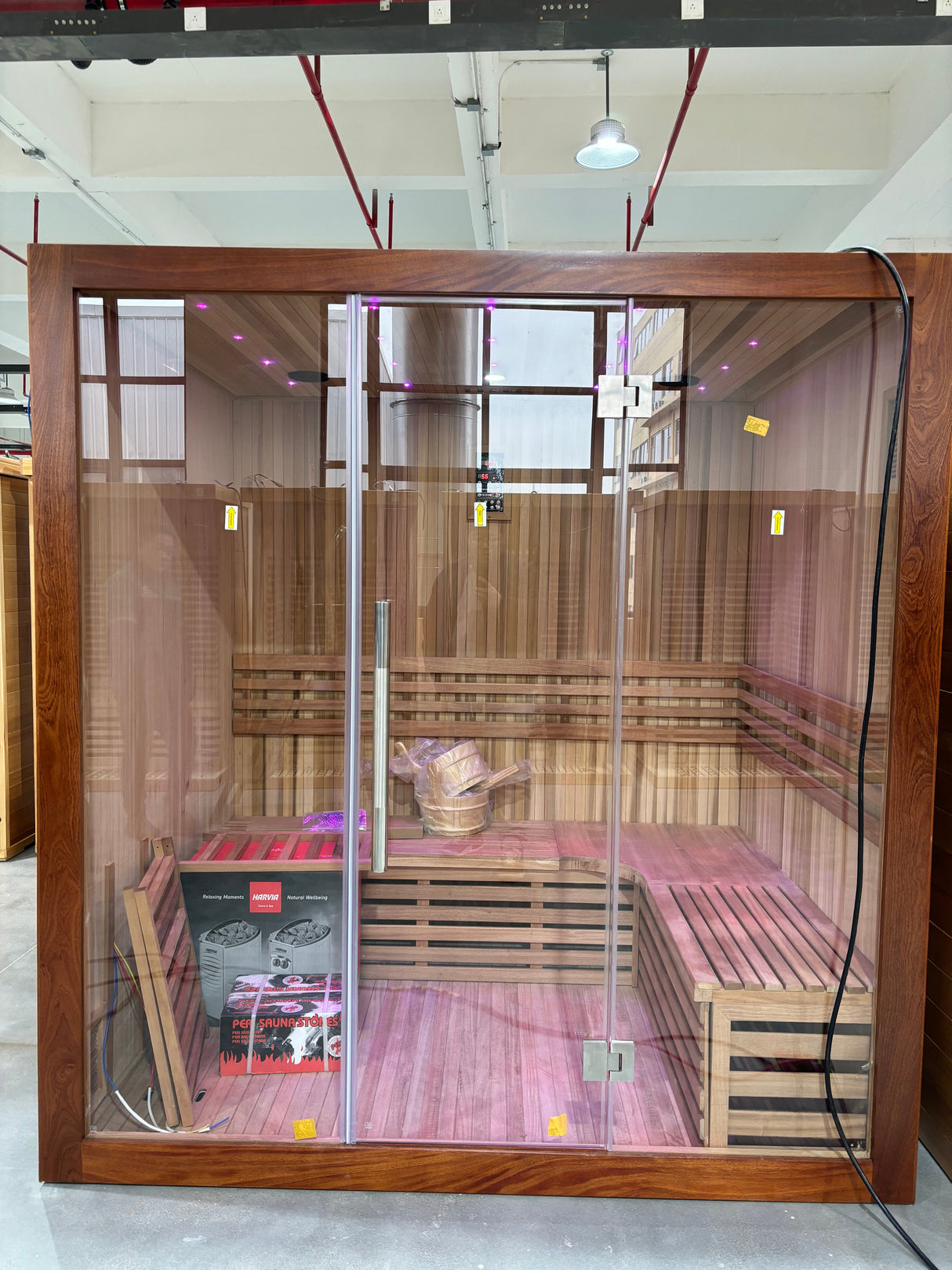 SAUNAONES® 3-4 PEOPLE TRADITIONAL STEAM SAUNA MODERN RELAX 2