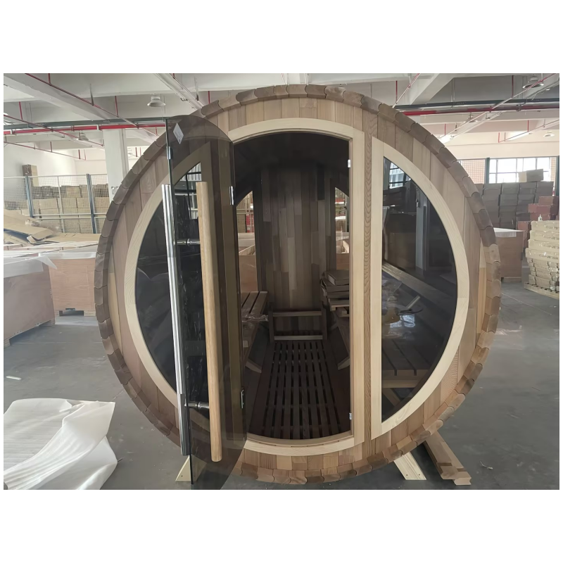 SAUNAONES® Barrel Sauna Serenity Nature Air 9