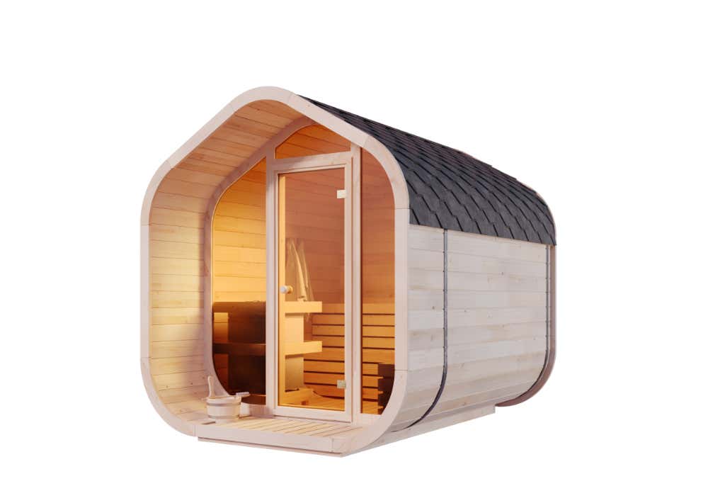 SAUNAONES® Barrel Sauna Serenity Nature Air 8