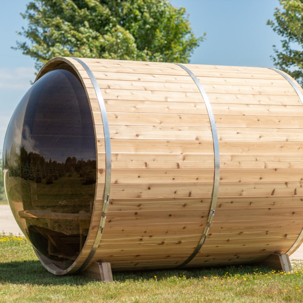 SAUNAONES® Barrel Sauna Serenity Nature Air 4