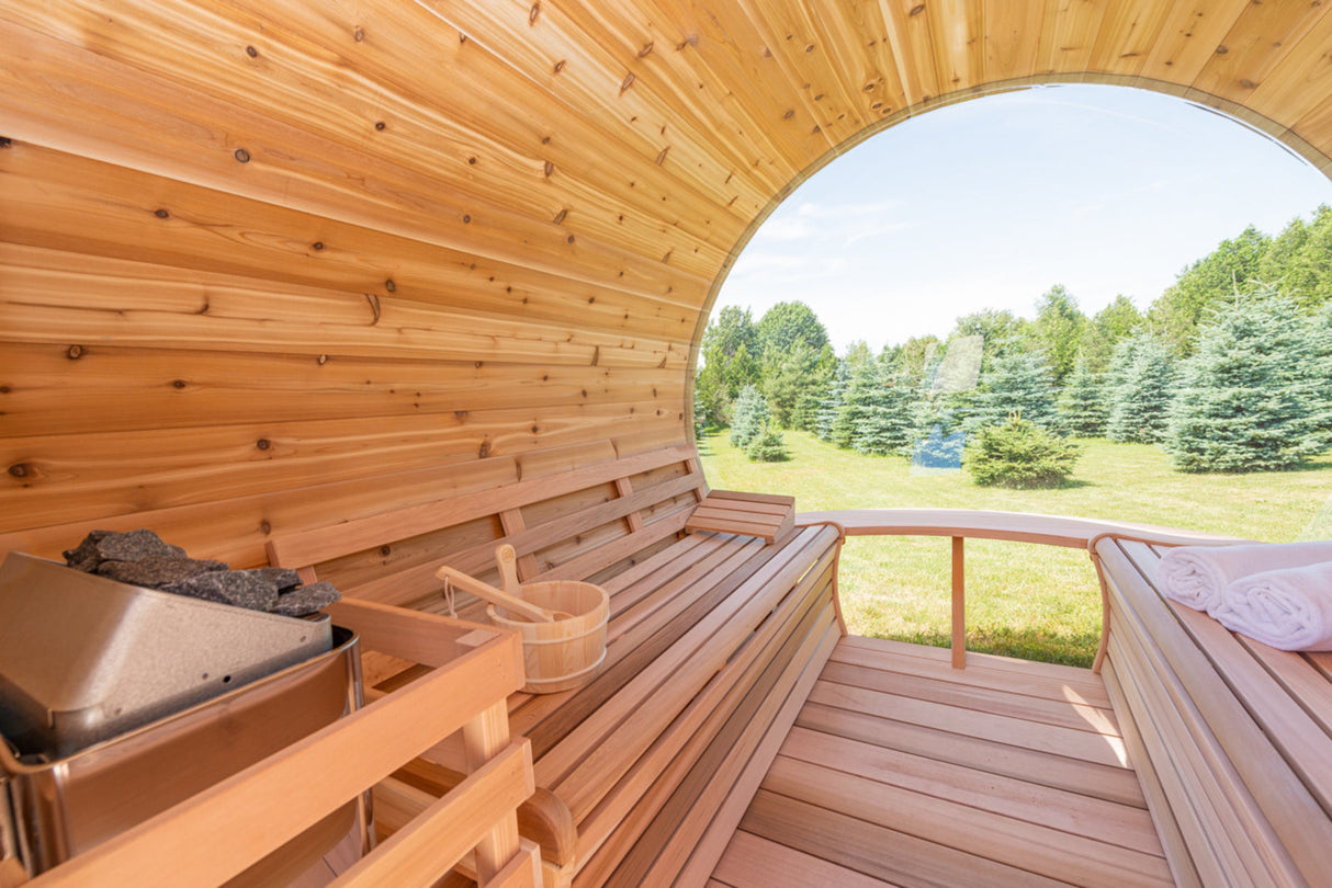 SAUNAONES® Barrel Sauna Serenity Nature Air 4