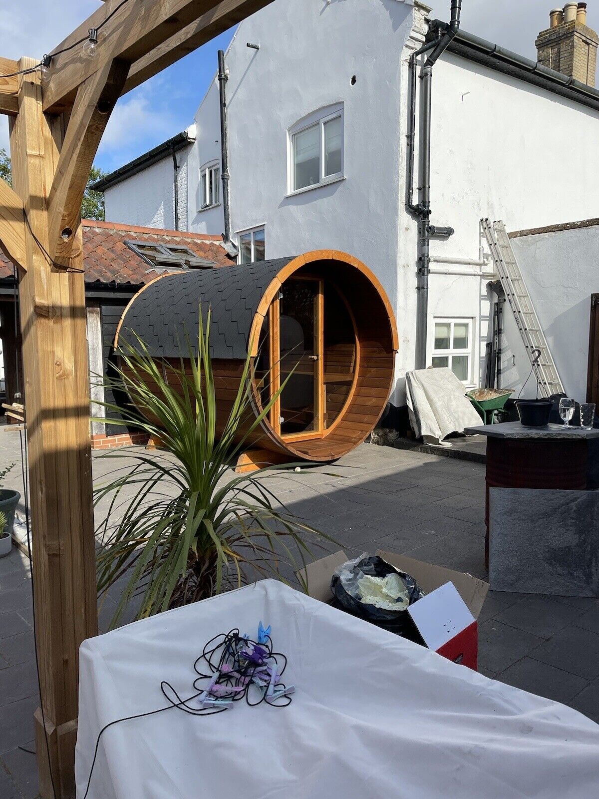 SAUNAONES® Barrel Sauna Serenity Nature Air 7