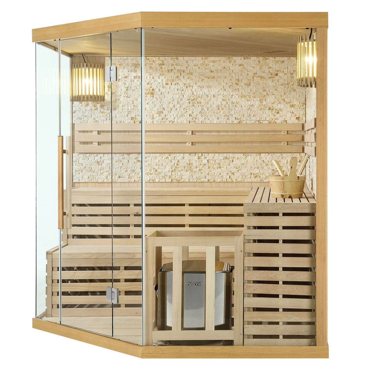 SAUNAONES® 5-6 People Traditional Steam Sauna Room Luxury 2