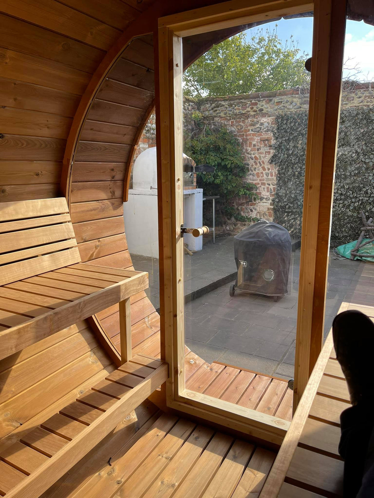 SAUNAONES® Barrel Sauna Serenity Nature Air 7
