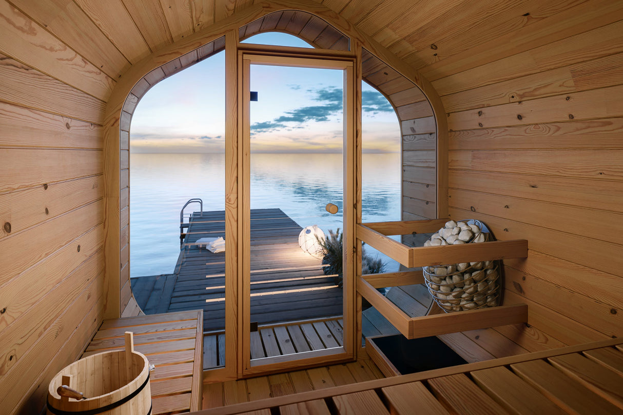 SAUNAONES™ Barrel Sauna Serenity Nature Air 8