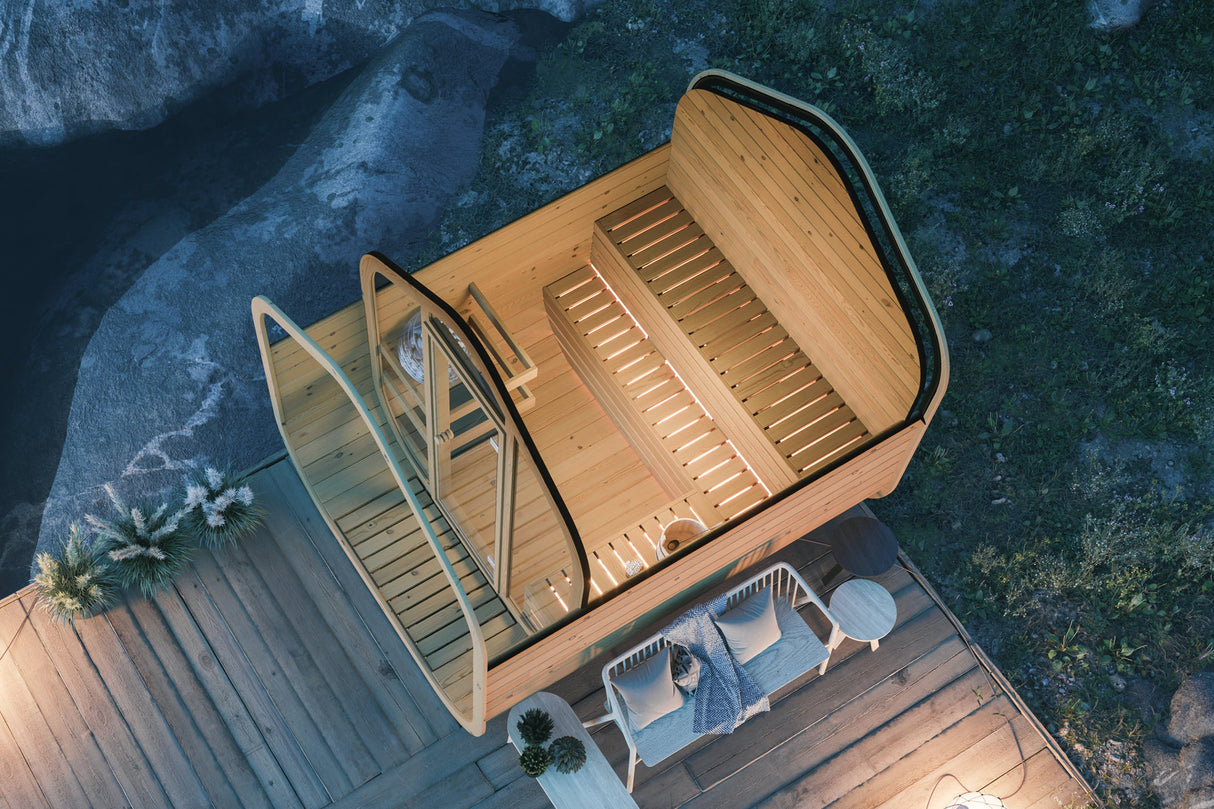 SAUNAONES™ Barrel Sauna Serenity Nature Air 8
