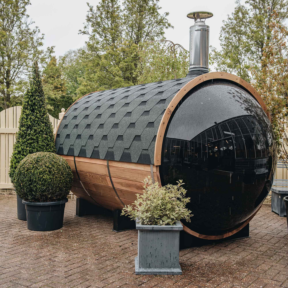 SAUNAONES® Barrel Sauna Serenity Nature Air 4