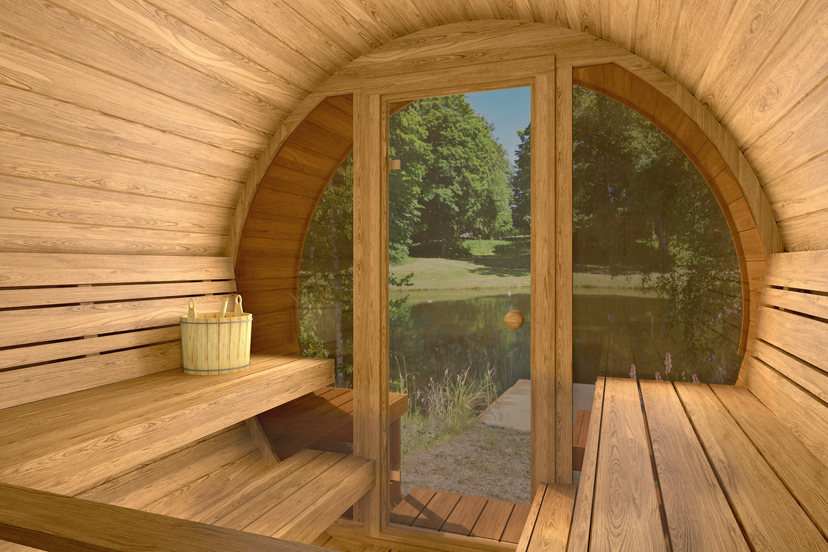 SAUNAONES® Barrel Sauna Serenity Nature Air 7
