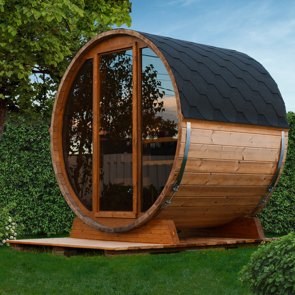 SAUNAONES® Barrel Sauna Serenity Nature Air 3