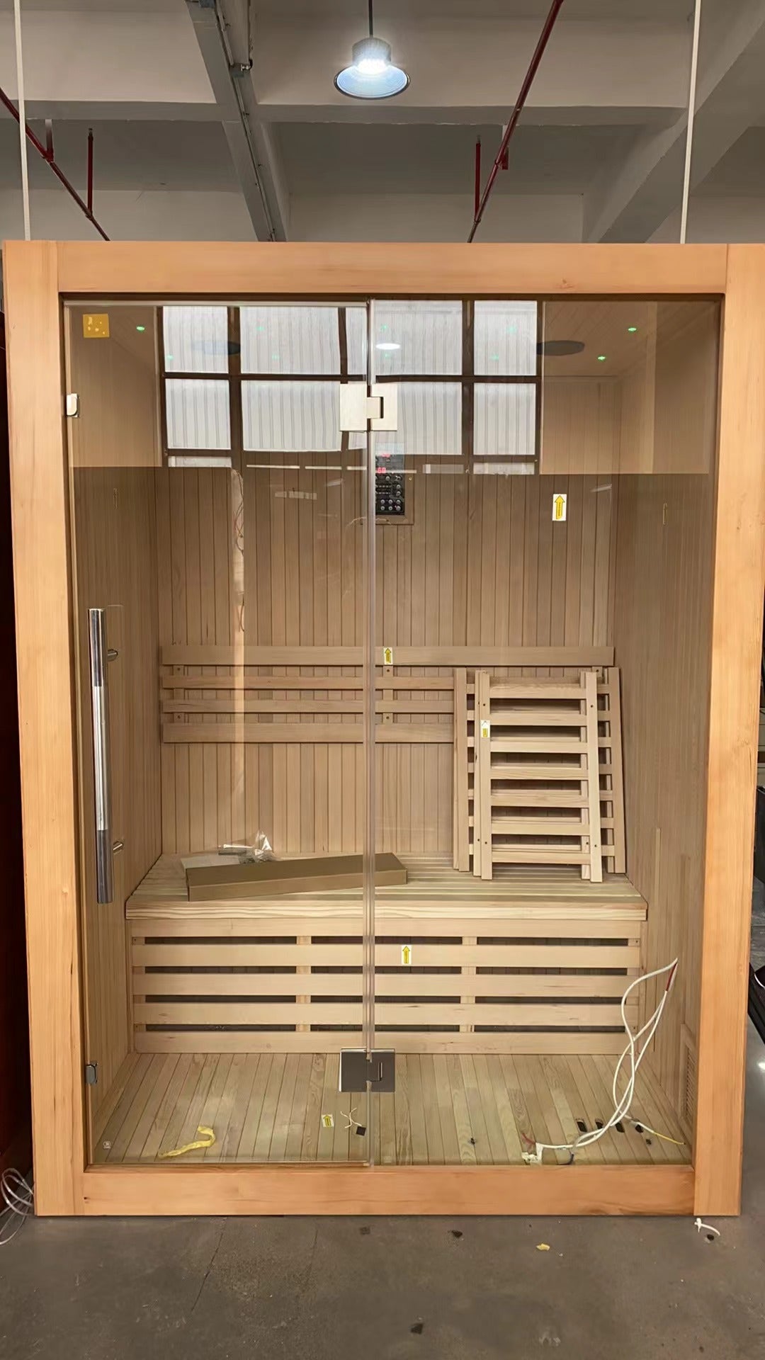 SAUNAONES® 2 Person Traditional Steam Sauna Modern Relax 1-in stock