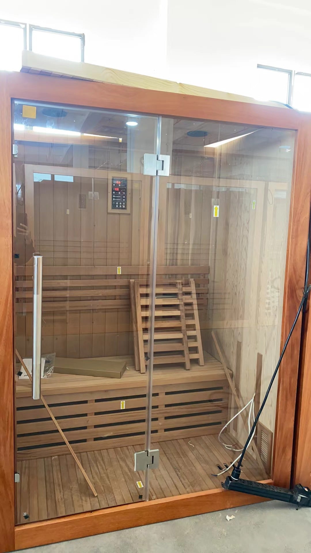 SAUNAONES® 2 Person Traditional Steam Sauna Modern Relax 1-in stock