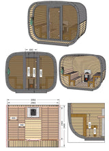 SAUNAONES® Elegant Serenity Sauna 4