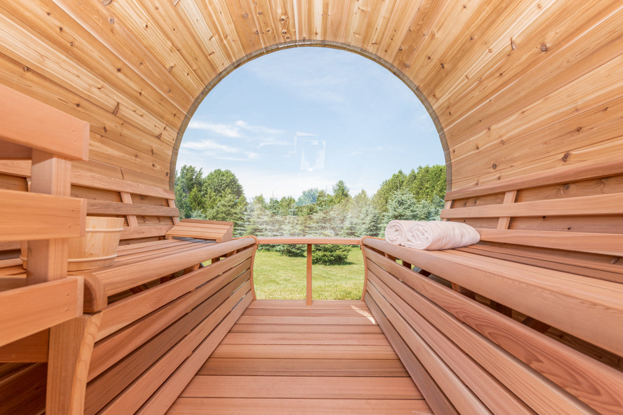 SAUNAONES® Barrel Sauna Serenity Nature Air 4