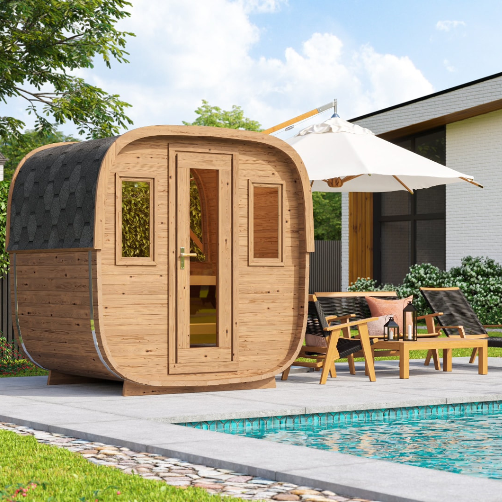 SAUNAONES™ Square Sauna Minimalist Refresh 6
