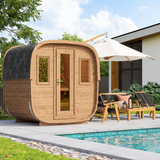 SAUNAONES™ Square Sauna Minimalist Refresh 6