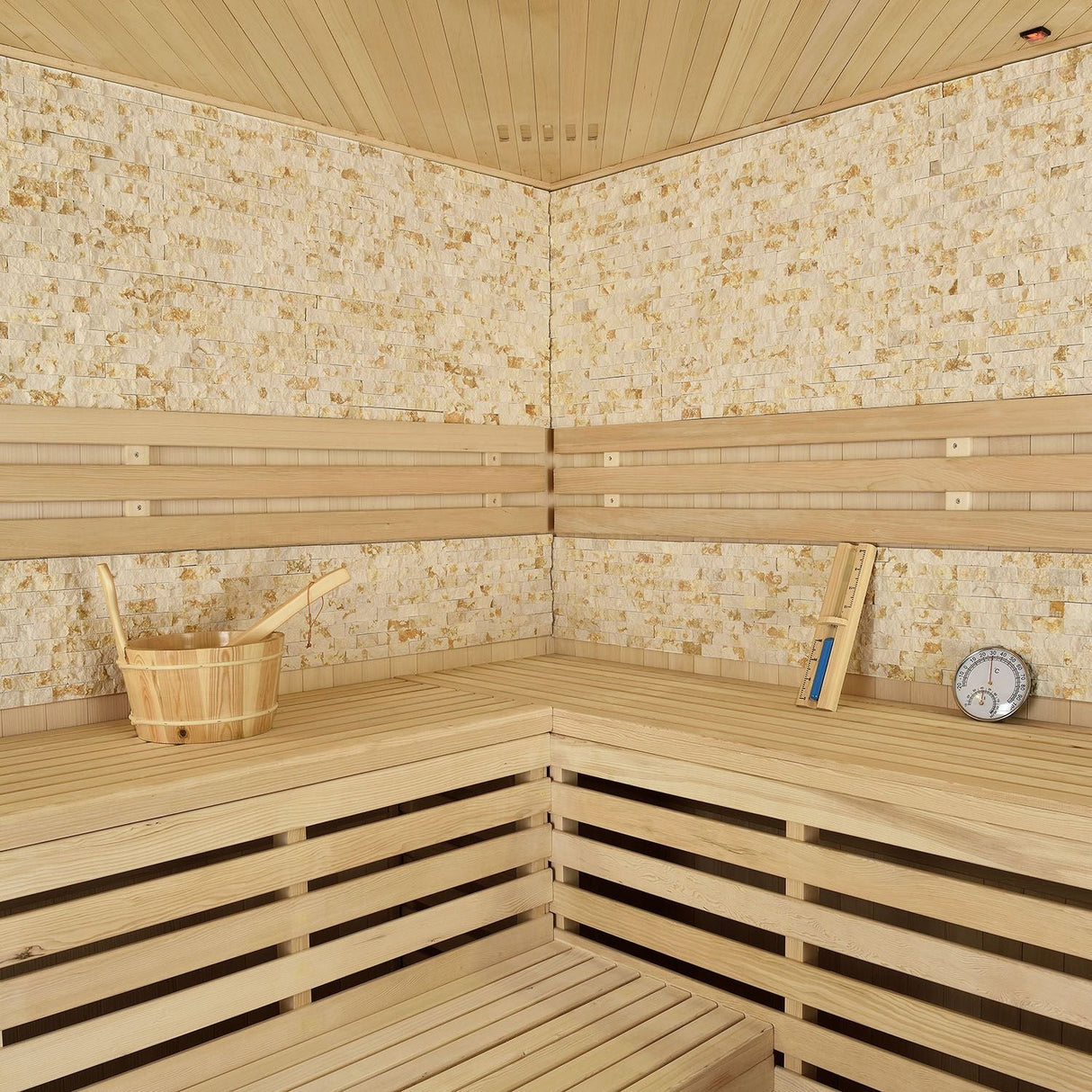 SAUNAONES® 5-6 People Traditional Steam Sauna Room Luxury 2