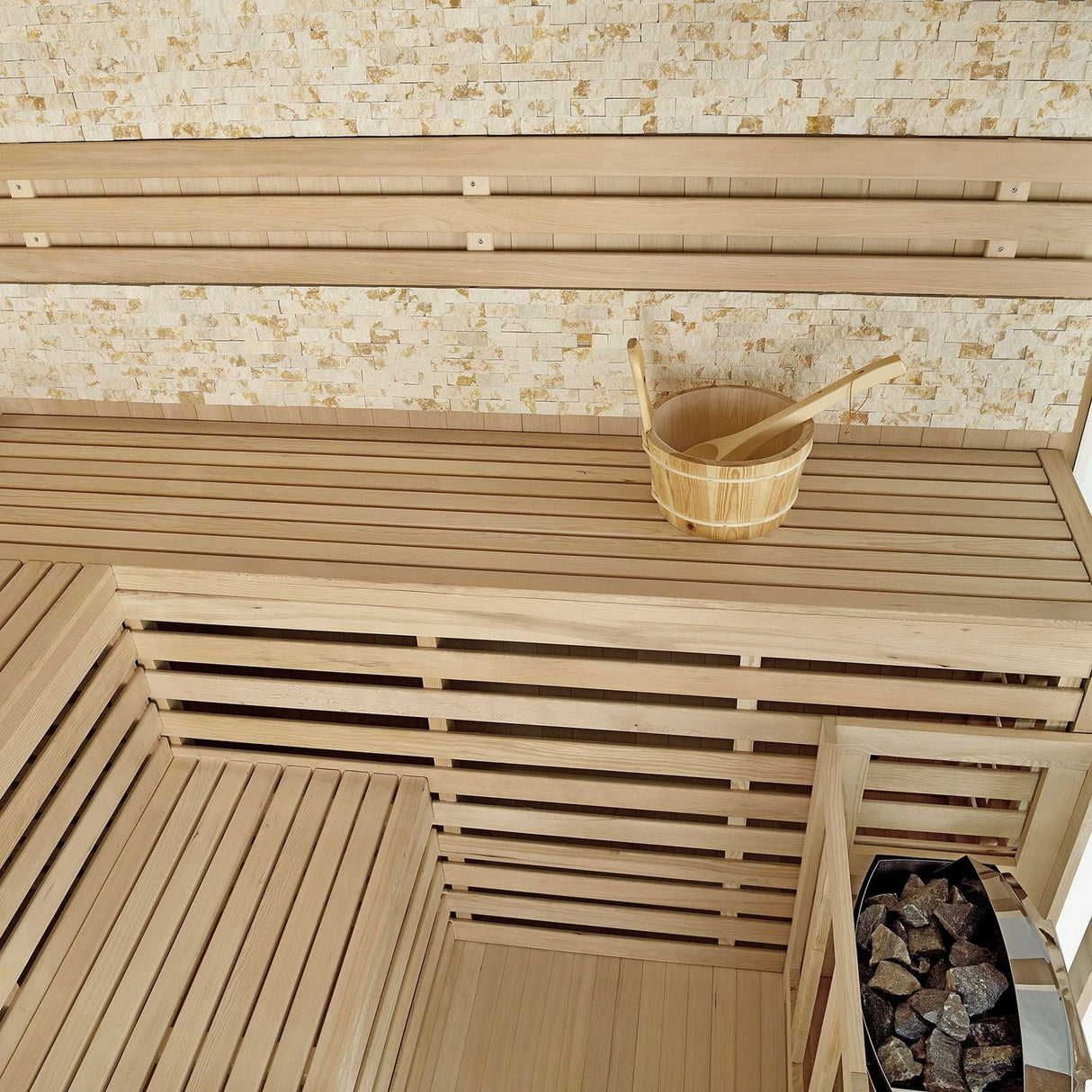 SAUNAONES® 5-6 People Traditional Steam Sauna Room Luxury 2
