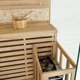 SAUNAONES® 5-6 People Traditional Steam Sauna Room Luxury 2